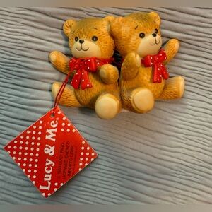 Vintage Enesco Lucy and Me Twin Bears